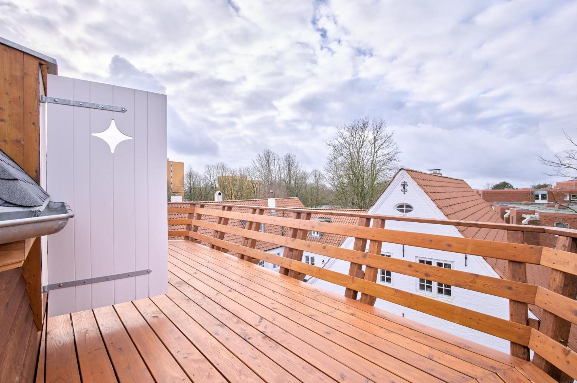 Moderne Ferienwohnungen In Einer Muehle Im Zentrum Flensburgs Exterior photo